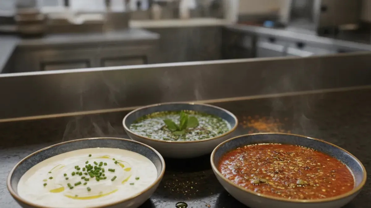 Döner Sosları Yapımı – Sarımsak, Otlu ve Acı